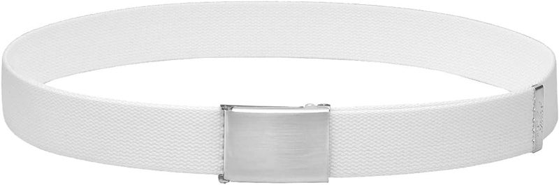 Falari Canvas Web Belt Fully Adjustable Cut to Fit Golf Belt Flip Top Buckle - Image 4